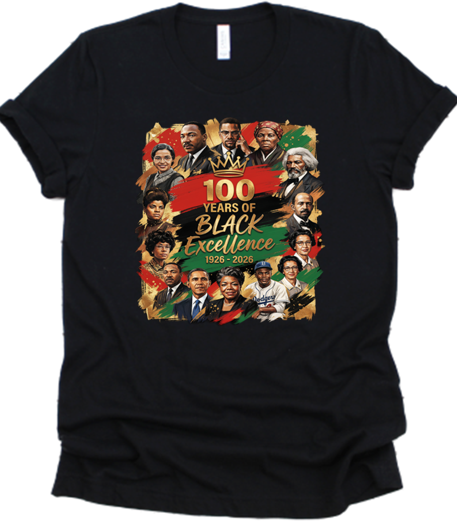 100 Years of Black Excellence Shirt – 1926–2026